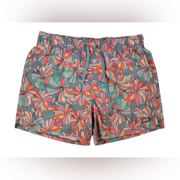 SAXX Men’s Oh Buoy 2n1 Swim Trunks with Drop Temp Cooling Liner- XL - Picture 1 of 5